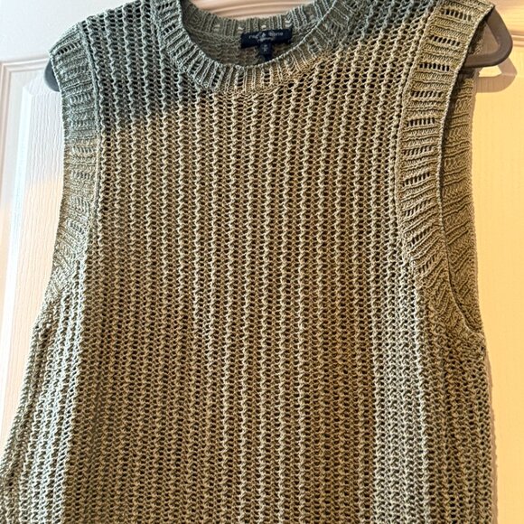 rag & bone | Riley Semisheer Knit Tank | Sage Green | Size: M - Picture 10 of 10